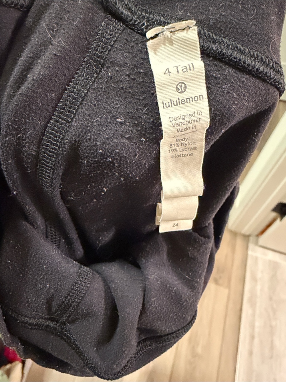 lululemon athletica Black Leggings (4 Tall)